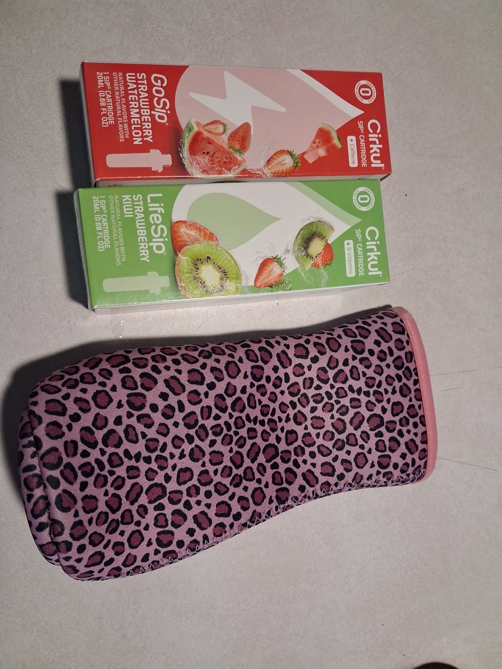 Cirkul Stainless Bottles X 2, Coozie & 2 Refills - Picture 3 of 3